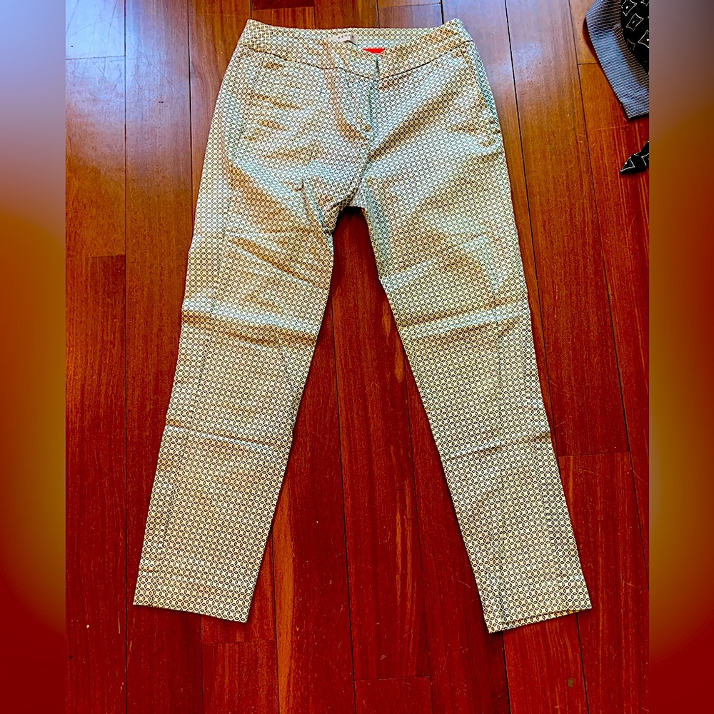 Kenar Trousers with white and black pattern
